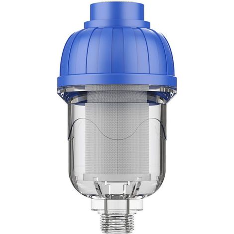 Filtre Calcaire Douche, Adoucisseur D'eau Anti Calcaire, Filtre Douche avec Tamis en Acier Inoxydable, Diltre à Eau pour Chauffe-eau, Douches, Machines à Laver, Robinets (1/4)