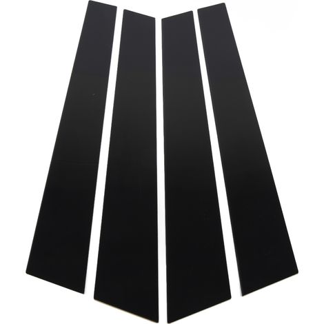 pièces de garniture de montant de fenêtre, autocollant anti-rayures noir brillant pour montant B pour Panamera 970 2009 à 2016 (1/5)