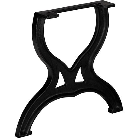 Maison Exclusive - Couchtischbeine 2 Stk. X-Rahmen Gusseisen (1/5)