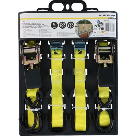 Dunlop sangle de tension Jaune H0.1xl2.5xL500cm (1/2)