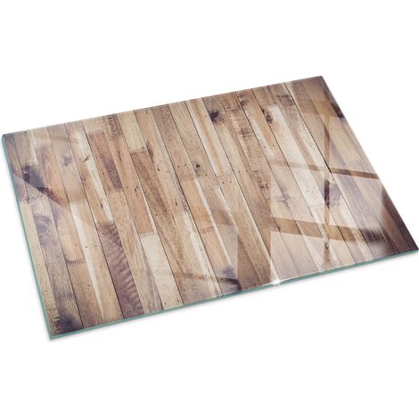 Kaminofen Glasplatte Kaminplatte Kaminglas Ofenglas gehärtetem Hitzeschutz für Kamin Bodenplatte Funkenschutzplatte Holzbretter in Anordnung 100x70 cm