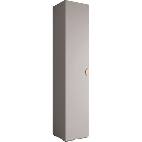 Armoire Hartford 567, Cachemire, 237x50x47cm, Portes d'armoire: Avec des charnières, Nombre d'étagères: 0 (1/5)