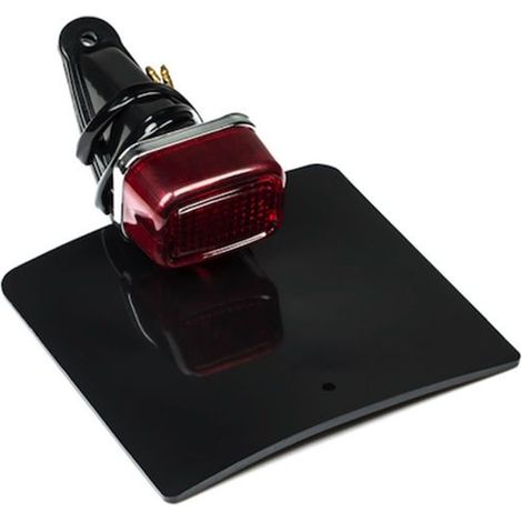 EMGO 2025/02 ENDURO CLASSIC LUZ TRASERA CON SOPORTE PARA MATRÍCULA NEGRA