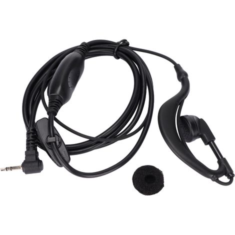 Oreillette Talkie-Walkie Multifonction 2,5 mm Pince Forme G Casque Radio Bidirectionnelle pour Motorola (1/5)