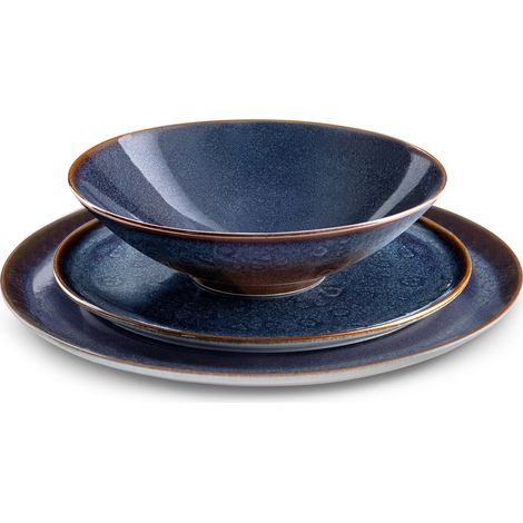 Yumi Bleu - Service de vaisselle 18 pièces