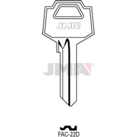 Llave de seguridad de acero FAC-22D