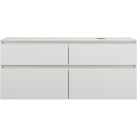 burgbad Lin20 Waschtischunterschrank inklusive Konsolenplatte, (1/2)