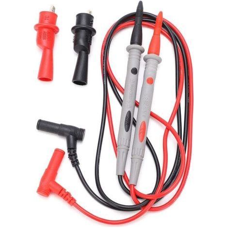 Puntali di prova P14A da 4 mm con kit di clip, accessori antiscivolo per puntali di prova per multimetro fai da te (1/4)