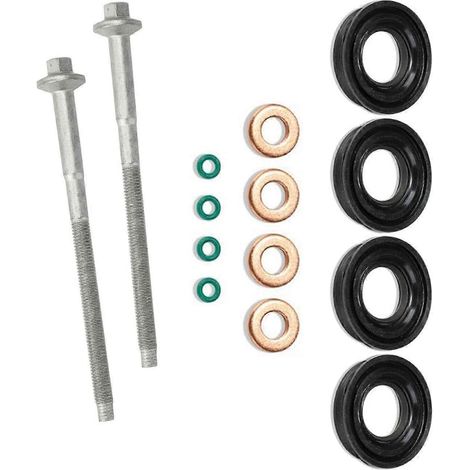 Kit de joints d'injecteur (1 jeu) comprenant rondelles, joints toriques et boulons d'injecteur pour Transit MK7 22 24 32 TDCI 6C1Q-6K780-AB (1/5)