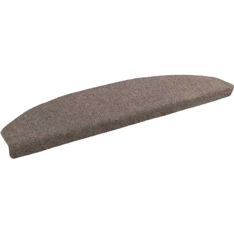 Bandes adhésives pour escaliers, paquet de 15, couleur café, 80 x 24,5 x 3,5 cm (1/5)