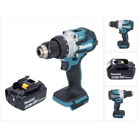 Makita DHP 489 G1 Perceuse-visseuse à percussion sans fil 18 V 73 Nm Brushless + 1x batterie 6,0 Ah - sans chargeur