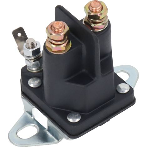 Solénoïde de démarreur universel tripolaire 12 V 435097 pour tondeuse à gazon MTD 109946 146154 T1200 (1/5)