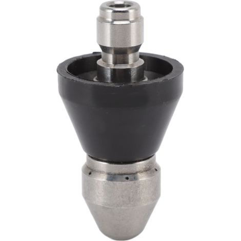 Buse de nettoyage pour canalisations G1/4, acier inoxydable, buse de jet haute pression pour débouchage de tuyaux, accessoire de curage (1/5)