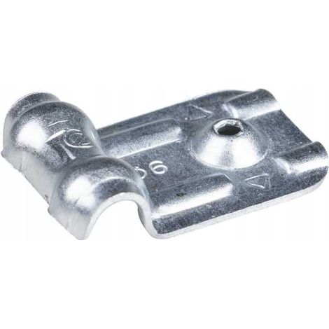 Einzelner Stahlkabelhalter 6 mm verzinkt x200 (1/2)