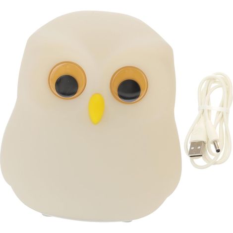 Lampe de Chevet Hibou Silicone Veilleuse de Nuit pour (1/5)