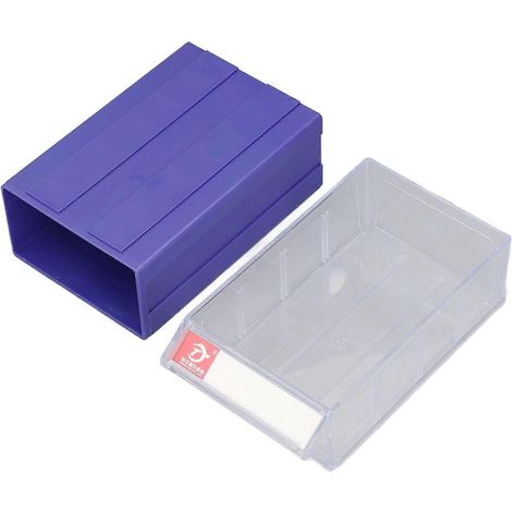 Schubladenaufbewahrungsbox 185x110x60mm, modulares Design, stapelbarer Schubladenorganizer für Schrauben, Bastelmaterialien, Perlen und mehr