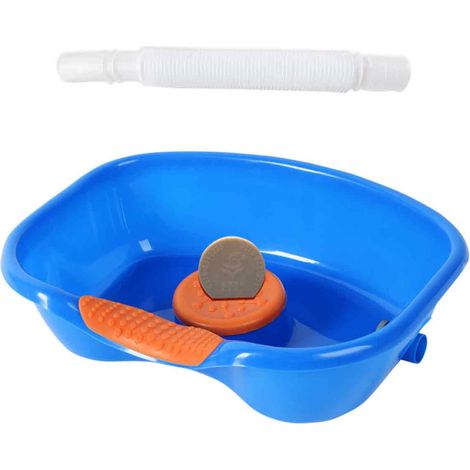 1 Bassin de shampoing portable, vidange horizontale, coussin souple, pour patients alités et femmes enceintes (1/5)