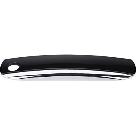 Cache pour poignée de porte externe - Audi A6 A6L C6 A4 S4 B6 Quattro Q7 RS4 R8 TT - Chromé noir - 1 unité - Côté conducteur (1/5)