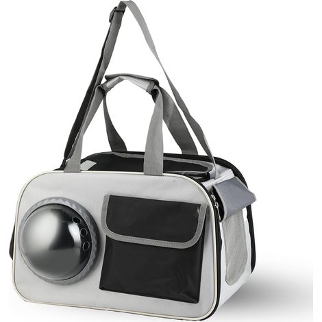 Sac de Transport pour Chat et Chien 45x26x28cm – Sac-à-Dos Portable avec Tissu Respirant – Sac de Voyage pour Animaux Domestiques Jusqu’à 8kg – Léger, Confortable et Facile à Nettoyer