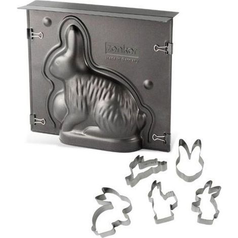 Zenker Stampo per coniglio di Pasqua 21,5 x 19 x 6 cm antiaderente (1/3)