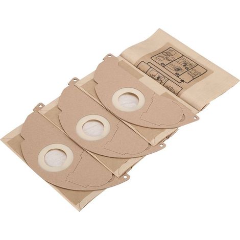 Karcher WD2250 A2004 A2054 MV2 sac à poussière sac en papier adapté pour 6.904-322.0 adapté pour K-archer, sac d'aspirateur (2 pièces) (1/5)