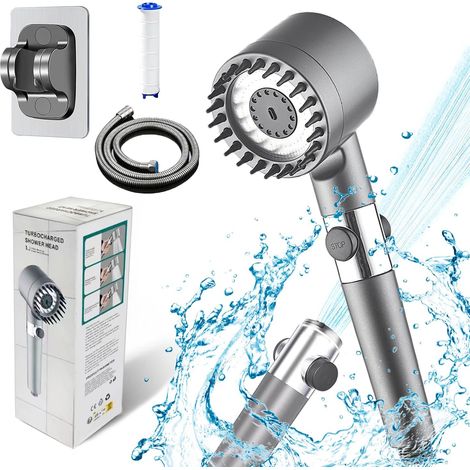 Dusche mit Antikalkfilter, Hochdruck und 3-in-1-Öko-Drucksystem. – AquaForge