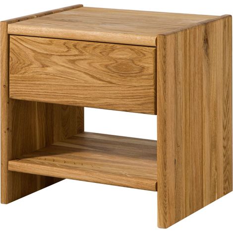 Nachttisch Wildeiche 40x33x40 natur geölt TomMe 109Massivmoebel24 (1/3)