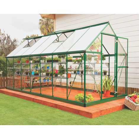 Canopia Hybrid Serra Da Giardino in Policarbonato 426X185X208 cm Verde