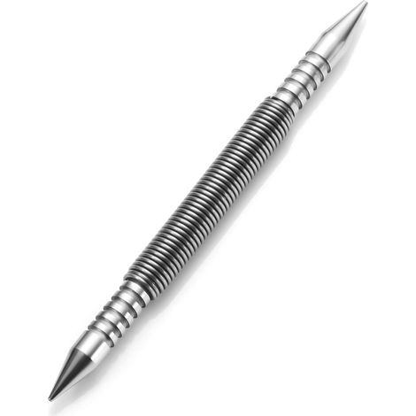 Cloueurs à Double Tête,1/16" Jeu de Poinçons à Ressort sans Marteau Outil de Retrait de Goupille de Charnière de Porte avec Force d'Impact de 3500 PSI