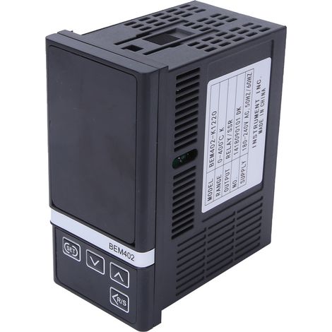 BERM Temperaturregler Typ K, LED-Digitalanzeige, Relais-SSR-Ausgang, 0–400 °C, 180–240 V AC (1/5)