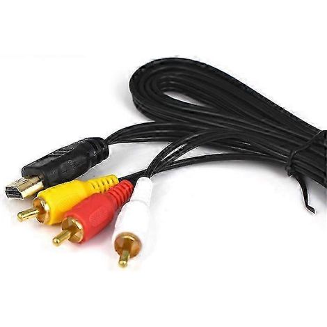 Câble adaptateur HDMI vers 3 RCA mâles vidéo et audio, 1,5 mètre, SZRH A-DS (1/5)