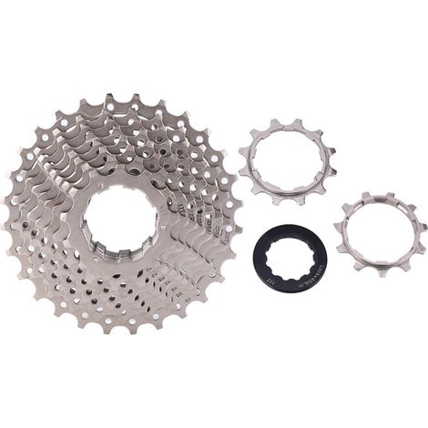 Cassette vélo route 11-28T 10/11 vitesses, pignon libre acier, accessoire remplacement bicyclette, compatible 8/9/10/11S, roue libre 11-28 dents. (1/5)