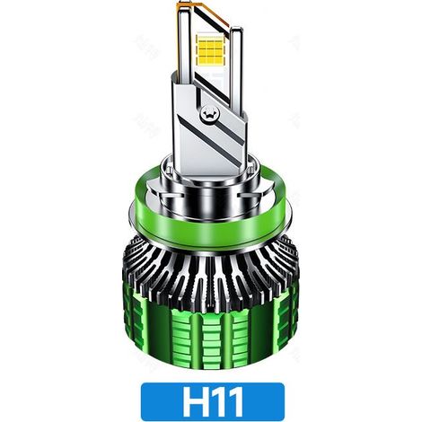 K22-H11 LED-Autolampe, 190 W, 9600 lm, Abblend-/Fernlicht, ultrahell, 6000 K, Autoscheinwerfer, 4er-Pack (1/5)