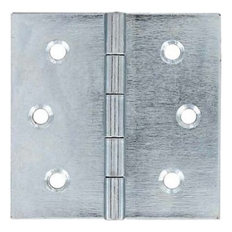 Bisagras zincadas 100x100mm - 2 piezas - Vynex