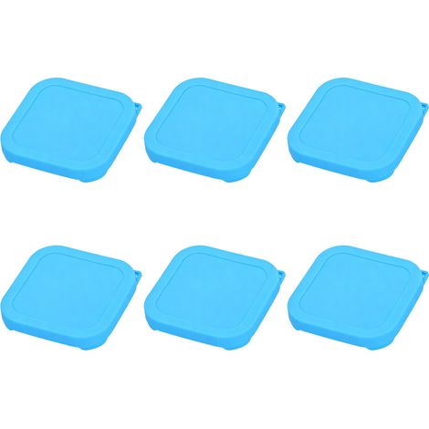Bunte Silikon-Küchendeckel – Hellblau