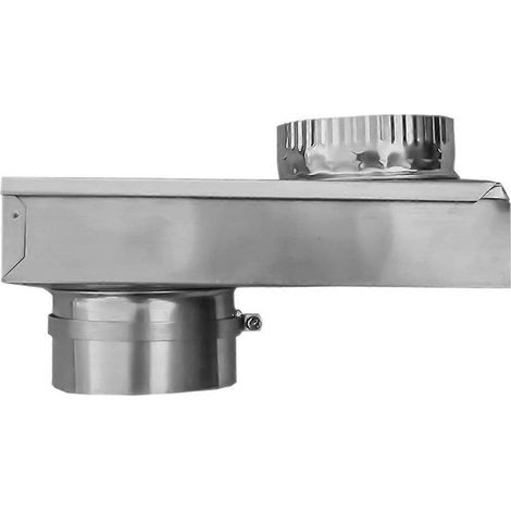 Adaptateur de conduit de sécheuse périscope empêchant le pliage du tuyau (1/5)