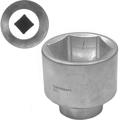 Llave de vaso de 50 mm (1 pulgada) (6 puntas)
