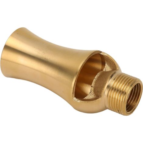 Pond Sprinkler Water Fountain Nozzle Copper Ice Tower Cascade Cedar Spray Head for Garden Pond G1/2 G3/4 Universal 9.5cm (1/5)