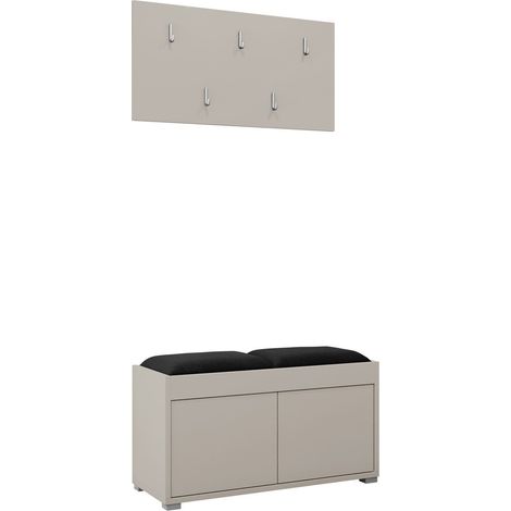 Conjunto para recibidor Comfivo Tutela, Manila 18, 0x0x0cm, Tapiz, Aglomerado laminado, Montada en la pared, Colocada