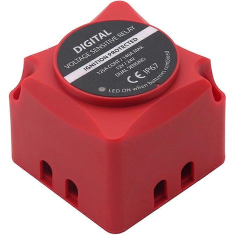 Aislamiento desconectable y tensión CC 12 V/24 V 140 A para VTT, UTV, autocaravanas y automóviles - Determinación de la tensión numérique (1/5)