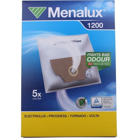 Electrolux - bolsa para aspiradora 1200 5 bolsas + 1 microfiltro - 9001961961 - 7321429395595