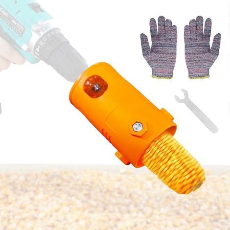 Égreneuse à maïs, éplucheuse à maïs, utilisable avec une perceuse électrique, universelle, manuelle, haute efficacité et durable