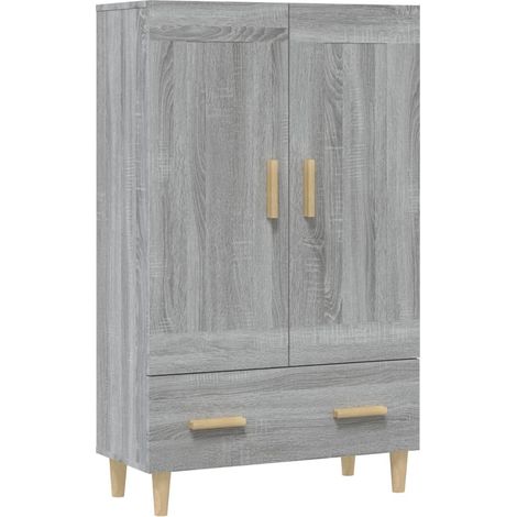 Buffet Commode Armoire Luxueux, pour Salon Chambre Entrée Cuisine, Sonoma gris 70x31x115 cm Bois d'ingénierie OIB6803E (1/5)