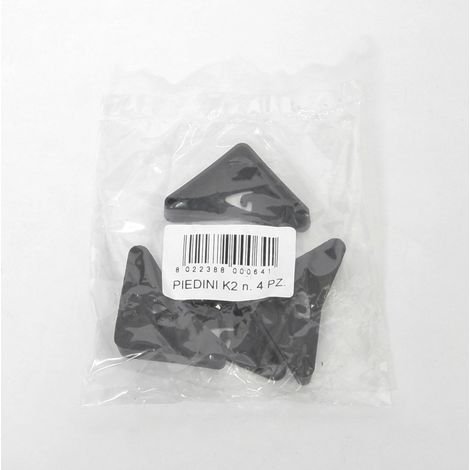 confezione di 4 piedini 35x35 mm.