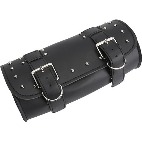 Retro Universal-Motorradwerkzeugtasche aus Kunstleder, wasserdicht, für vorne und hinten (1/5)