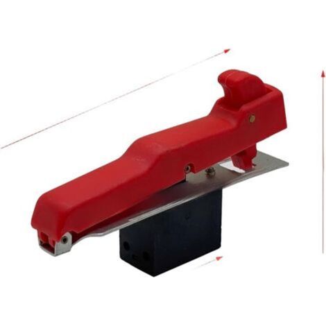 Interrupteur de sécurité verrouillable pour meuleuse d'angle 125 150 180 230 mm et machines de finition compatibles