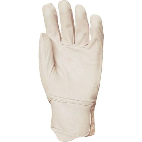 Guanti da lavoro in pelle idrorepellente Eurotechnique con protezione delle arterie 2260 (lotto di 10 paia di guanti) Bianco 11