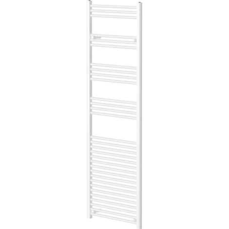 Pizarro White 1800mm x 600mm Straight Heated Towel Rail (1/5)