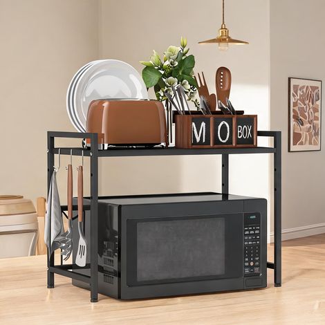 Buffet coloris noir en métal 64 x 32 x 47,5 cm (1/5)
