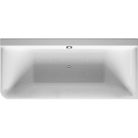 Vasca idromassaggio Duravit P3 Comforts Angolo retto 184 l 180x80 bianco, 2 schienali Combi-Syst L
